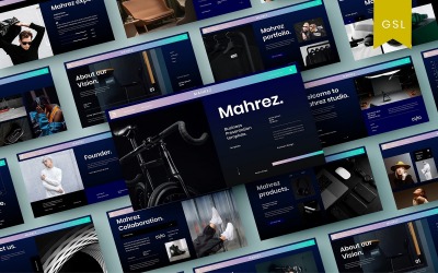 Mahrez - Plantilla de diapositiva de Google de negocios