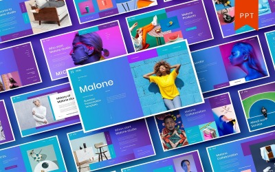 Malone – PowerPoint-mall för företag