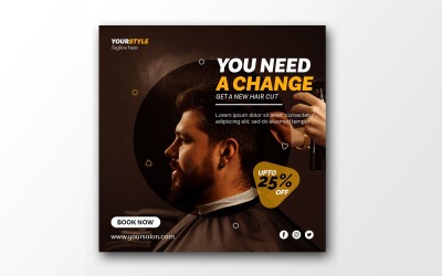 Salon Social Media Post Templates