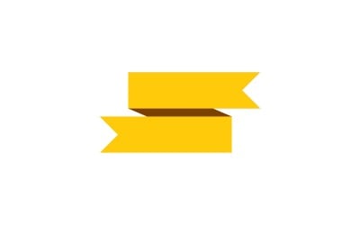 Étiquettes de rubans Logo Vector Symbol V2