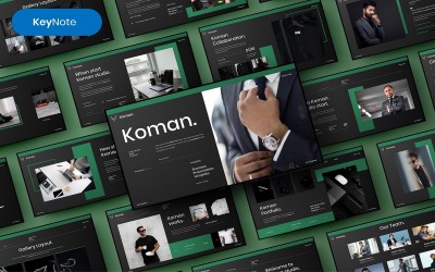 Koman – Business Keynote sablon