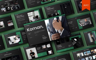 Koman – PowerPoint-mall för företag