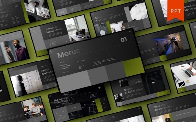 Merus – Business PowerPoint sablon