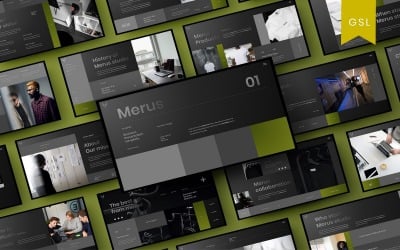 Merus - Modèle de diapositives Google pour les entreprises