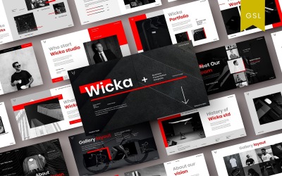 Wicka - Modèle de diapositives Google pour les entreprises