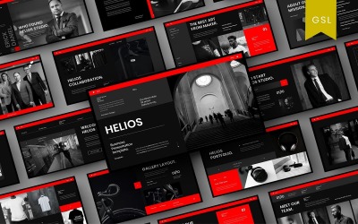 Helios – Firemní šablona prezentace Google