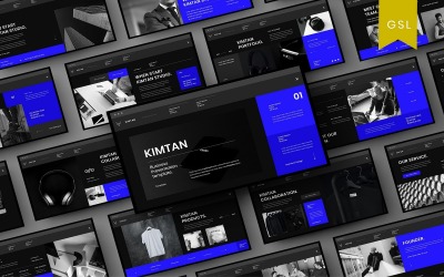 Kimtan - Modèle de diapositives Google pour les entreprises
