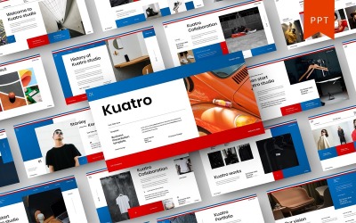 Kuatro – PowerPoint-mall för företag