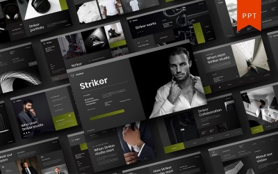 Striker – Üzleti PowerPoint sablon