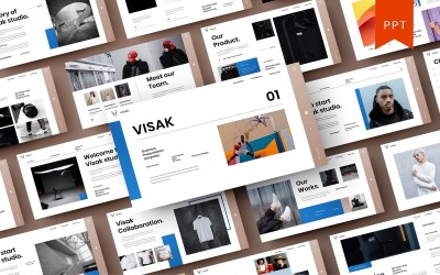 Visak – PowerPoint-mall för företag