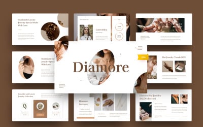 Diamore - Jewelry Google Slide Template