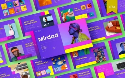 Mirdad – üzleti Google diasablon