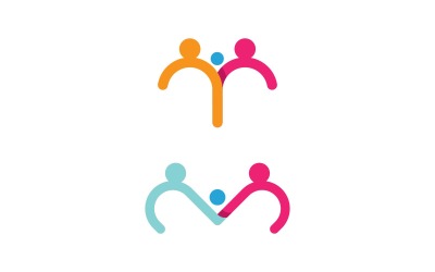 Successo persone Logo Vector Symbol V20