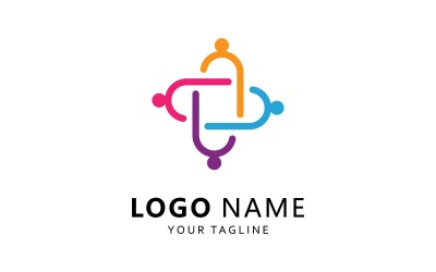 Successo persone Logo Vector Symbol V22