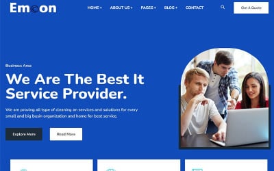 Emcon - Tema WordPress da empresa de soluções de TI