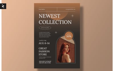 Fashion Sale Flyer Set Template