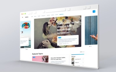 HTML-шаблон журнала Xberg Blog