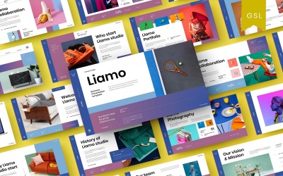 Liamo - Biznesowy szablon slajdu Google