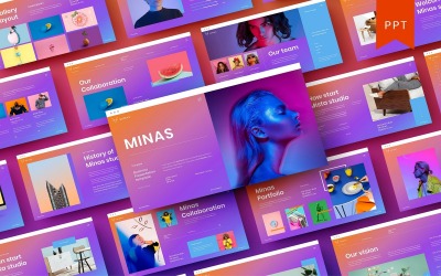 Minas – Biznes Szablon PowerPoint