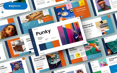 Punky – 商业主题演讲模板