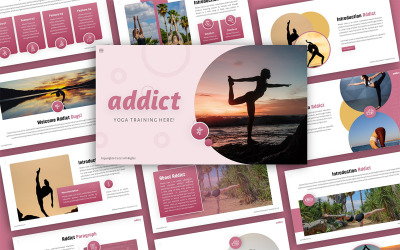 Addict Wellness Многоцелевой шаблон презентации PowerPoint