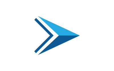Arrow Sign Logo Vector Template V3
