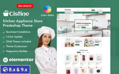 Cistine - Магазин бытовой техники Prestashop Адаптивная тема