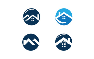 Real Estate Vector Logo Design Mall V10