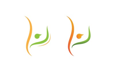 Succes mensen Vector Logo ontwerpsjabloon V2