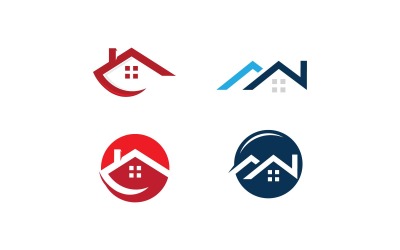 Vastgoed Vector Logo ontwerpsjabloon V11