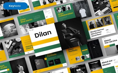 Dilan – szablon biznesowy Keynote