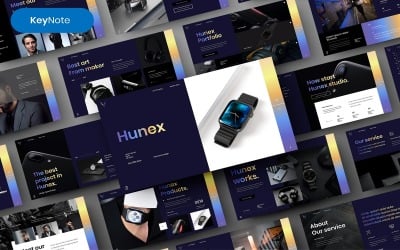Hunex - Plantilla de Keynote empresarial