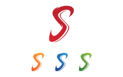Letra S Logo inicial Vector Business Vector V14