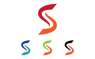 Letra S Logo inicial Vector Business Vector V16