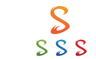 Letra S Logo inicial Vector Business Vector V4