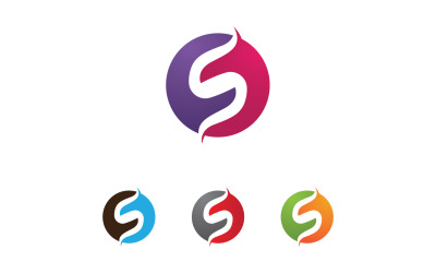 S lettre Initial Logo Vector Business Vector V10