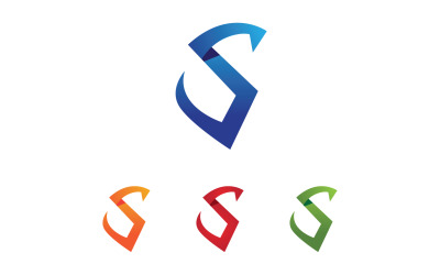 S lettre Initial Logo Vector Business Vector V5