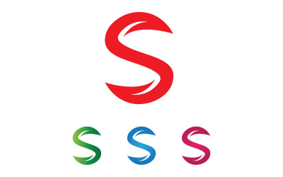 S lettre Initial Logo Vector Business Vector V6