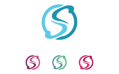 Letra S Logo inicial Vector Business Vector V40