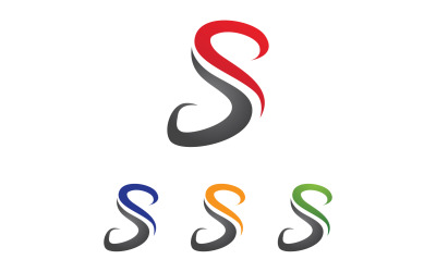 Písmeno S Počáteční Logo Vector Business Vector V26