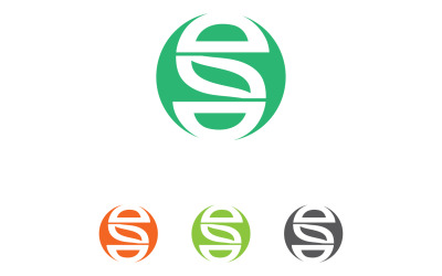 Písmeno S Počáteční Logo Vector Business Vector V30