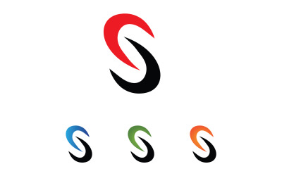 Písmeno S Počáteční Logo Vector Business Vector V46
