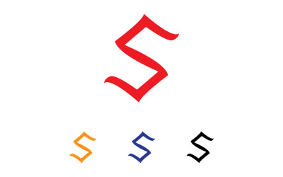 S-Buchstabe Initial Logo Vector Business Vector V28