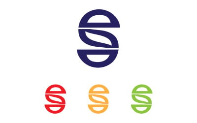 S letter Initial Logo Vector Business Vector V24