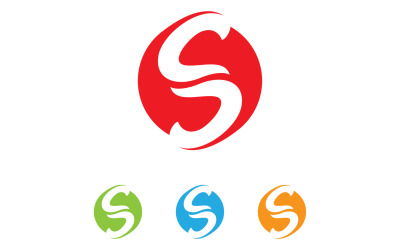 S lettre Initial Logo Vector Business Vector V39