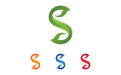 S lettre Initial Logo Vector Business Vector V47