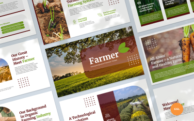 Agricultura e agricultura - modelo de apresentação do Google Slides