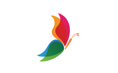 Beauty Butterfly Vector Logo Design V11