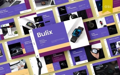 Bulix - Modèle de diapositives Google pour les entreprises