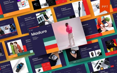 Madure – Modèle d&amp;#39;entreprise PowerPoint